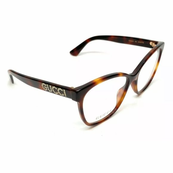 Gucci Women's Havana Authentic Eyeglasses - Picture 3 of 4